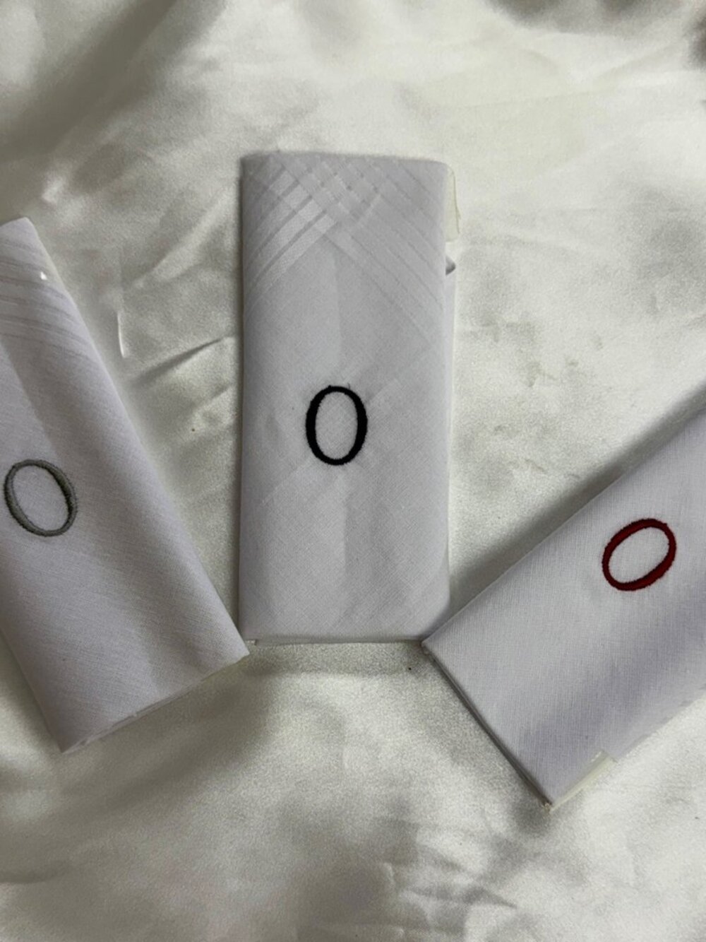 Initial O Handkerchiefs - Pack of 3